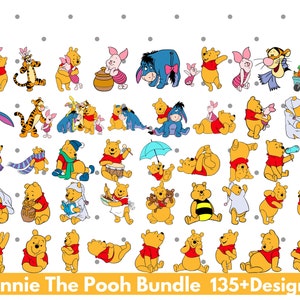 Set of Baby Winnie the Pooh Piglet Eeyore and Tigger Clipart -  Norway