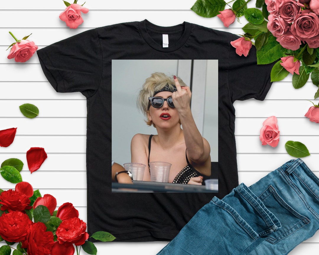 Lady Gagas Vintage T Shirt Lady Gagas 90s Graphic Tee Etsy