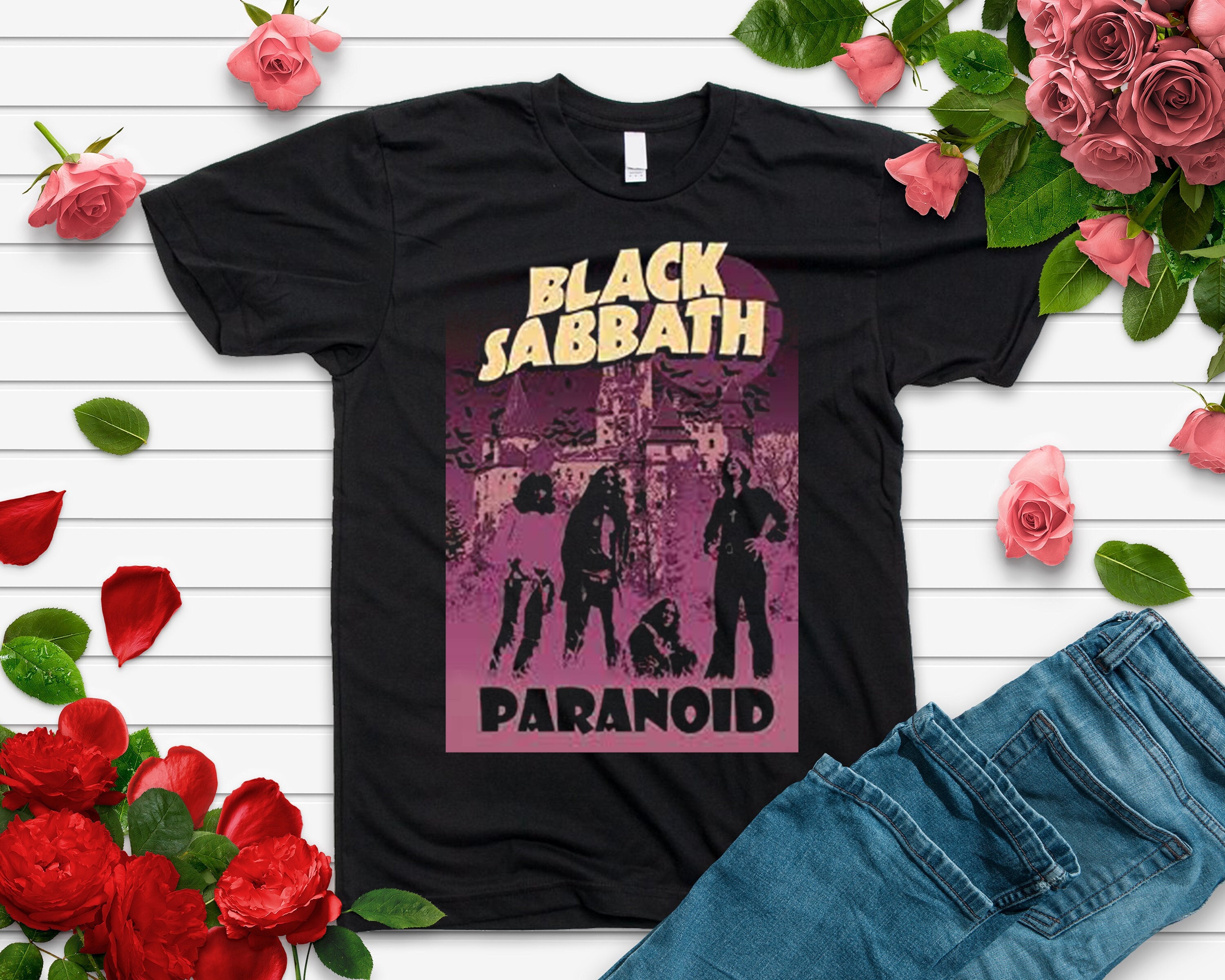 Discover Vintage 90er Jahre Black Sabbath Born Again T-Shirt