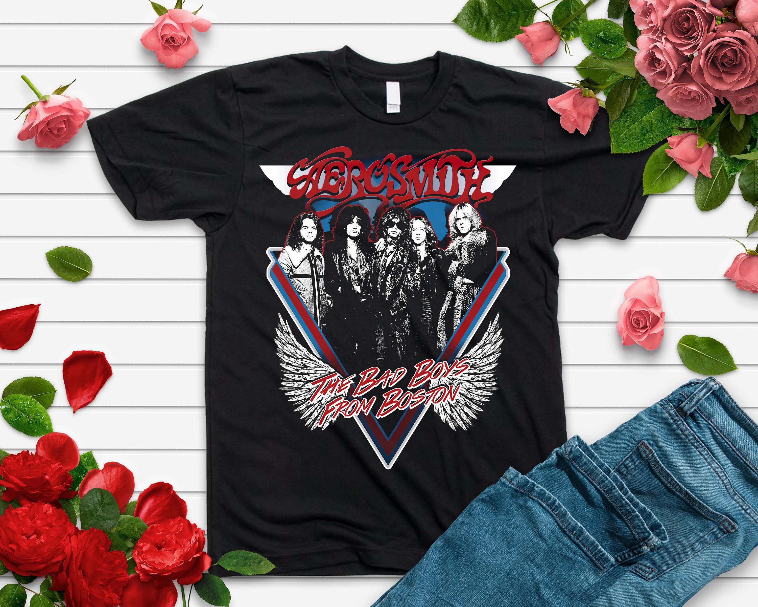 Aerosmith Music Band Retro Unisex T-Shirt, Hard Rock Lovers Clothing