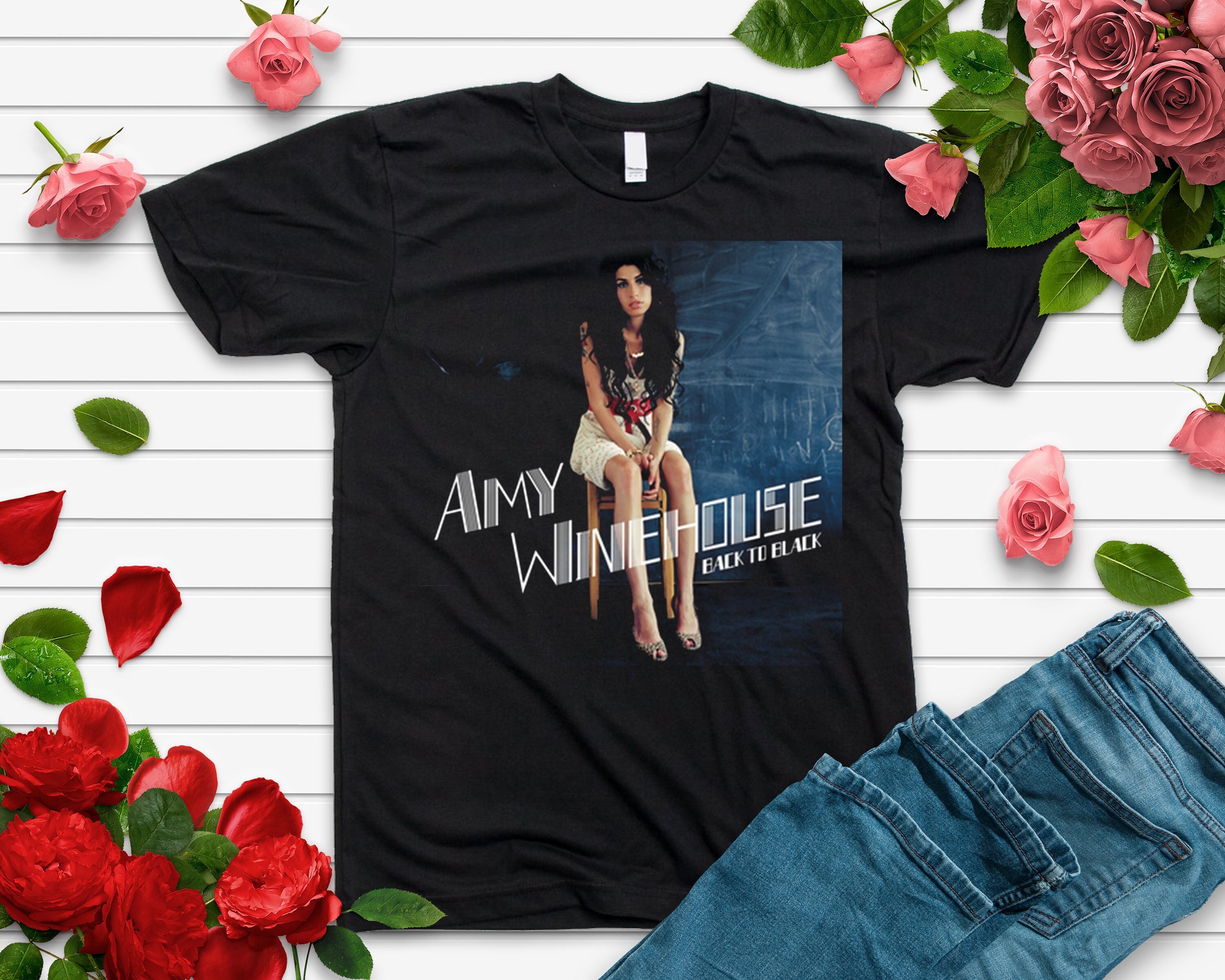 Amy Winehouse / Aesthetic Premium Unisex Crew Neck T-Shirt