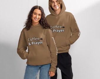 Christian Zitat Übergroßer Hoodie: Schwerer Fleece-Komfort