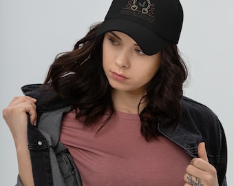 Schwarze Farbe Dad Hat Unisex Baseballmütze Frauen Freizeitkleidung