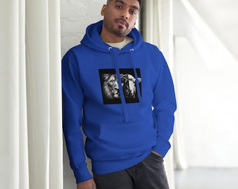 Baumwoll-Mischgewebe Unisex Hoodie: Weicher klassischer Streetwear