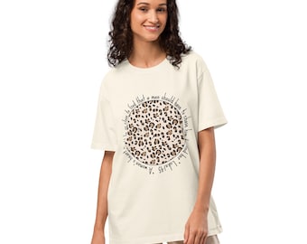 Oversized Cotton T-Shirt: Frauen Vintage-Wash Tee