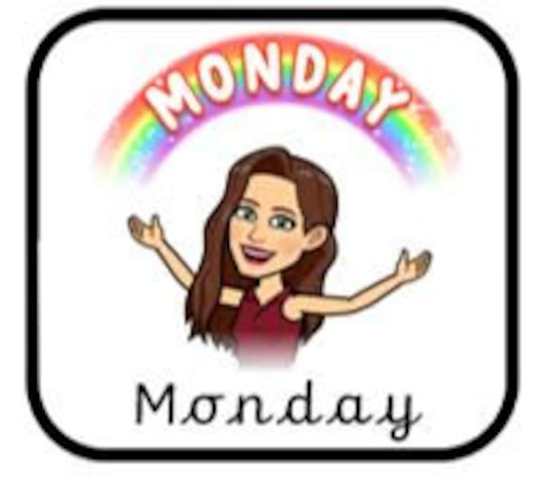 days-of-the-week-bitmoji-visual-timetable-etsy