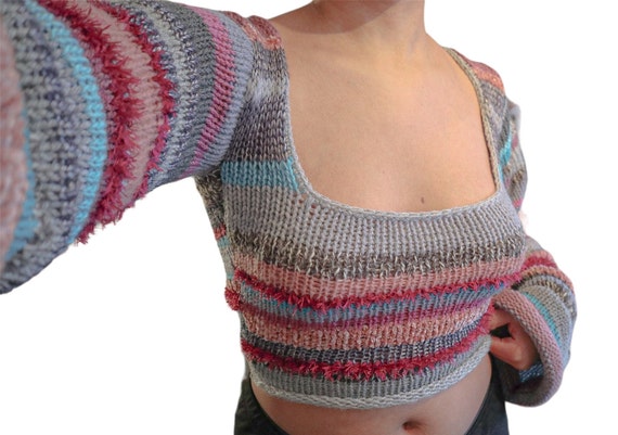 Sentro 48 cropped sweater! : r/MachineKnitting