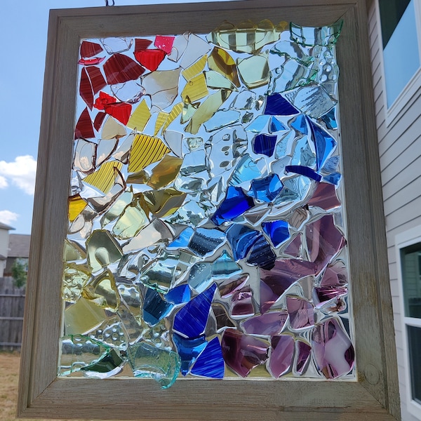 Broken Glass Art Etsy