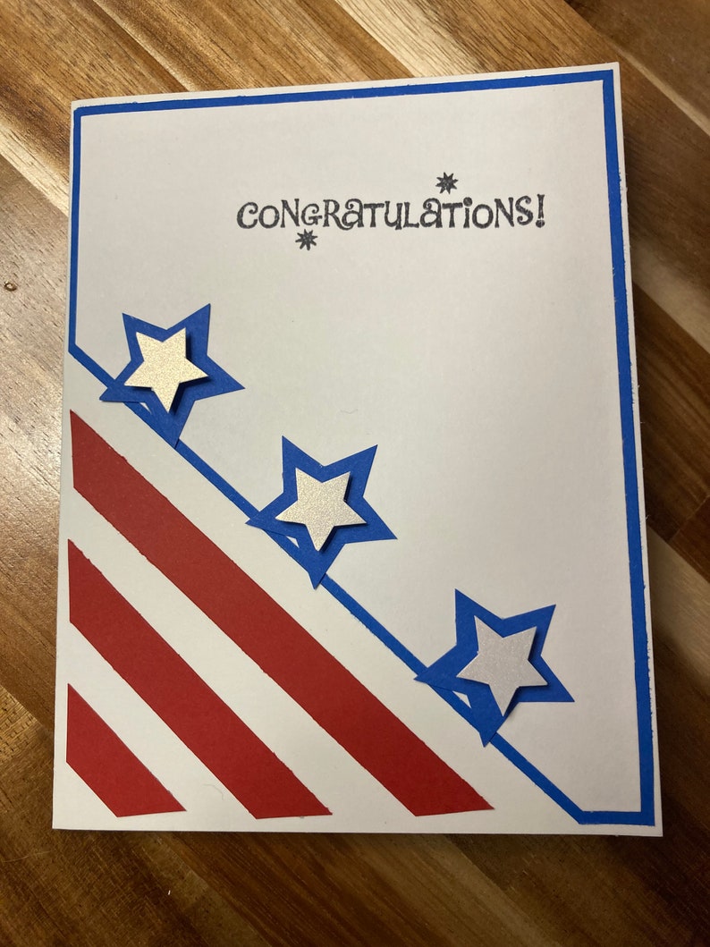 Patriotic Greeting Card Pack of 9 Thank You - Etsy
