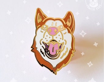 A Husky Named Hazel - Hard Enamel Pin