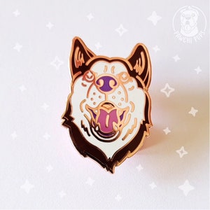 A Husky Named Hugo - Hard Enamel Pin