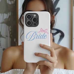BRIDE wedding day bride phone case engagement gift bachelorette party wedding day bridal shower phone case aesthetic protective iphone case