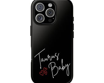 TAURUS BABY Astrology, zodiac sign, star girl, star sign, astrological birth chart, Taurus girl aesthetic, IT girl, Protective iphone case