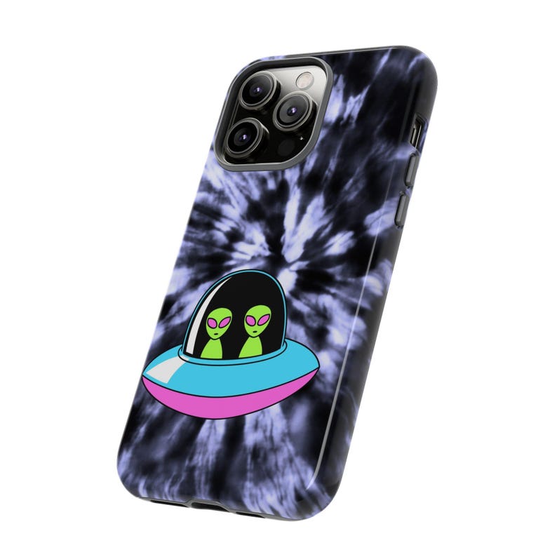 ufo tie dye ufo alien Stern Mädchen Weltraum Sterne Galaxie Rave Mädchen Club Mädchen Schutz Handytasche Star Lover Trendige niedliche Girly iPhone Fall Bild 9