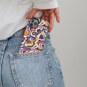 JAZZIE vibrant swirl boho festival cool girl trendy city girl y2k Protective phone case Trendy Girly Aesthetic thatgirl it girl iphone case
