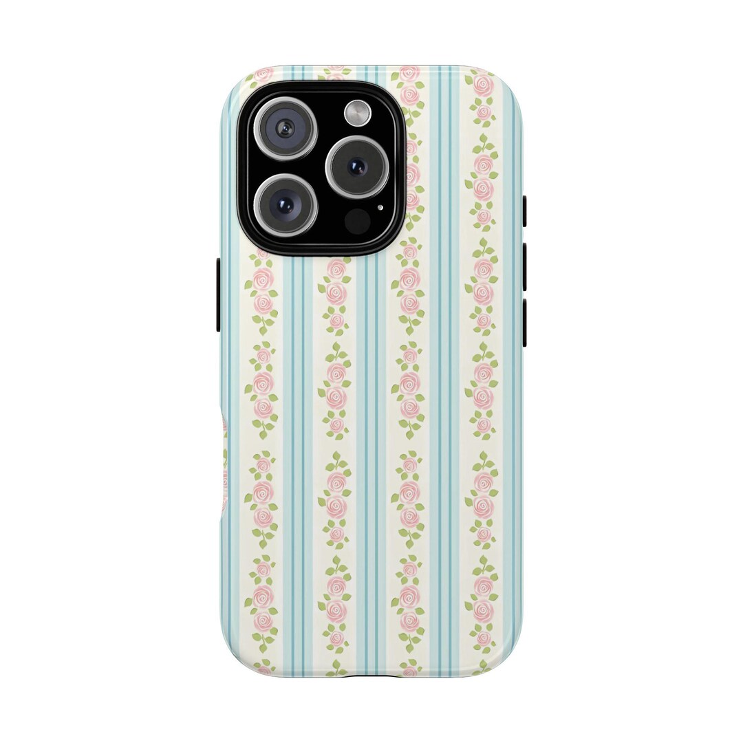 AVA Preppy Roses Dainty Floral Protective Phone Case - Cottage Core ...