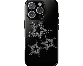STARGIRL schillernde silber Sterne y2k coole Mädchen modisch Stadt Mädchen y2k Schützende Handytasche Trendy Girly Ästhetische thatgirl it girl iphone case
