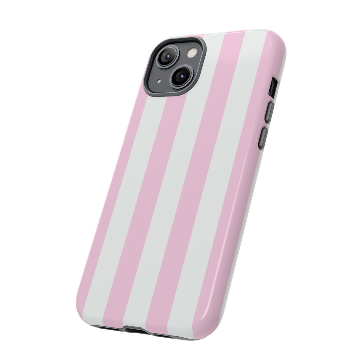 iPhone用ストライプデザインケース ピンク ♡NEW Pink Frame Lovely ピンク フレーム ラブリー ケース (iPhone