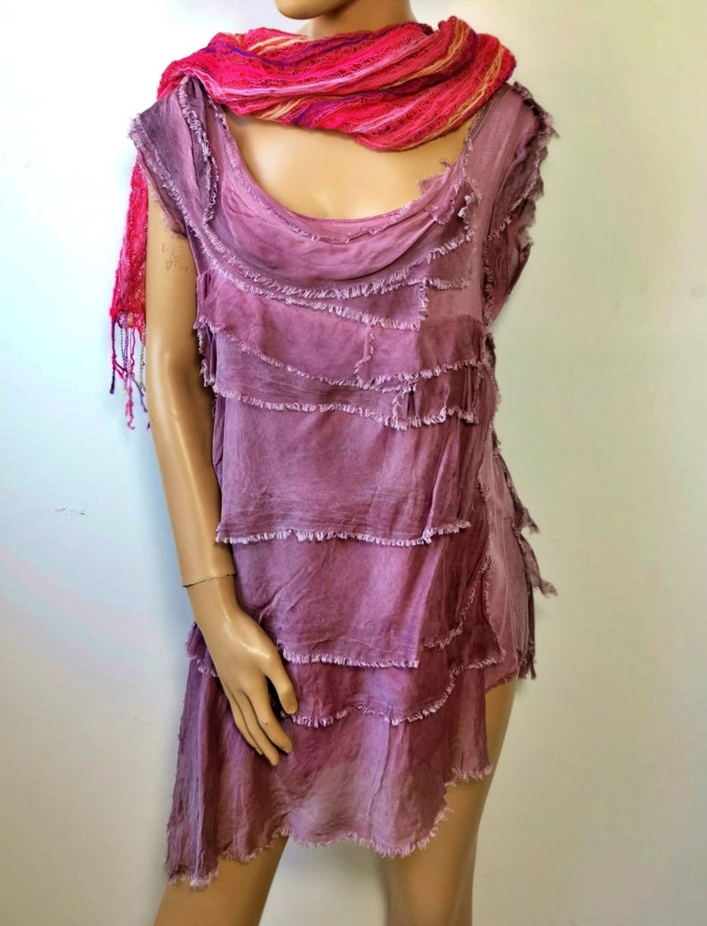 Babydoll Ruffle Dreamy Mini Tunica Blouse Sexi Pink Exotic - Etsy Canada