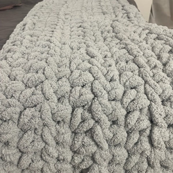 Big Chunky Blanket Etsy