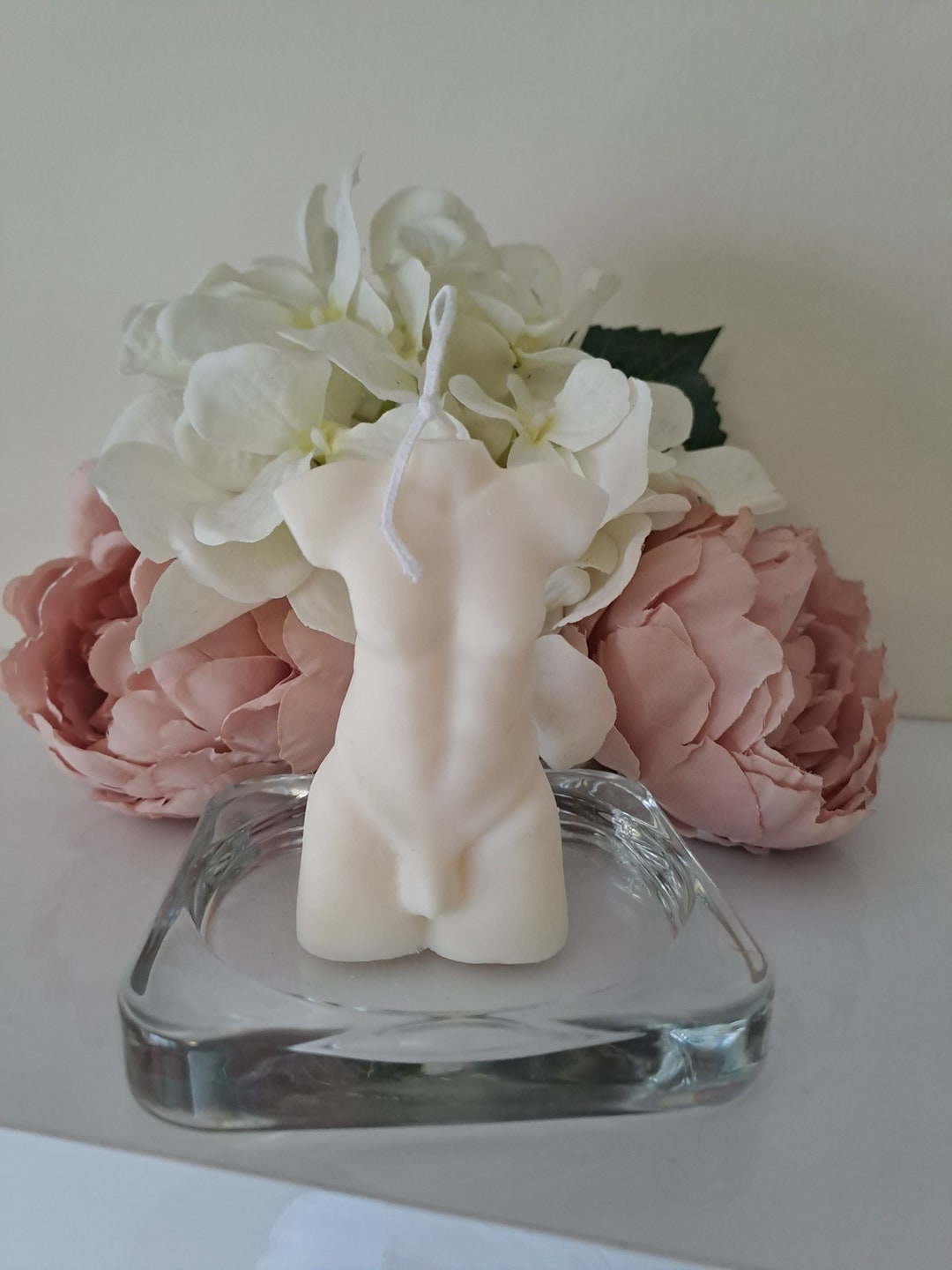 Male Body Shaped Candle Naked Sculpture 3D Wax Candles Home Etsy UK