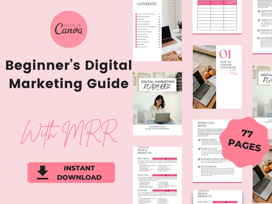 Done for You Digital Marketing Guide With Master Resell Rights MRR Done ...