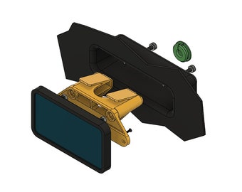 Support de contrôleur de commutateur Auxbeam, 8 groupes : Chevy Colorado/GMC Canyon (2015-2022)
