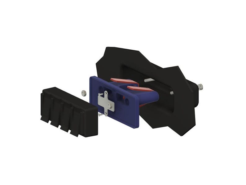 3D Model of Trigger 4+ Switch Controller Custom Bracket, fit for 2018 to 2022 Colorado or Canyon
