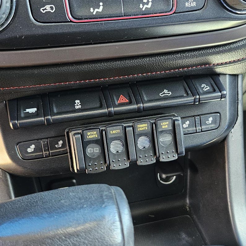 Installation of Trigger 4+ Switch Controller Custom Bracket, fit for 2018 to 2022 Colorado or Canyon