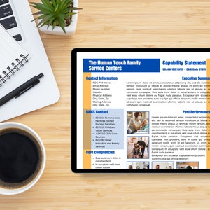 Canva editable federal government proposal template