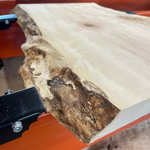 Live Edge Maple Slabs | 1&quot; - 1.25” Thick | 14&quot; - 20&quot;+ Wide | Raw Live Edge Slab | Live Edge Table Top | Live Edge Furniture