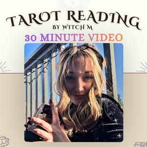 30 MIN VIDEO TAROT Reading from Witch M - General Life Reading - (72HR Turnaround)