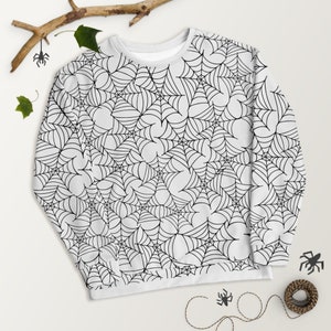 Halloween Spider Web Unisex Sweatshirt