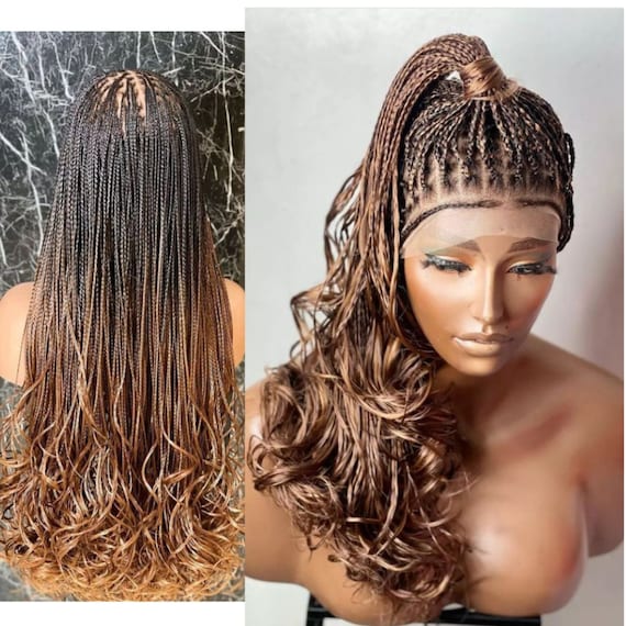 French Curl Box Braids, Knotless Box Braids, Hair Fr Black Women, Free  Shipping -  Canada