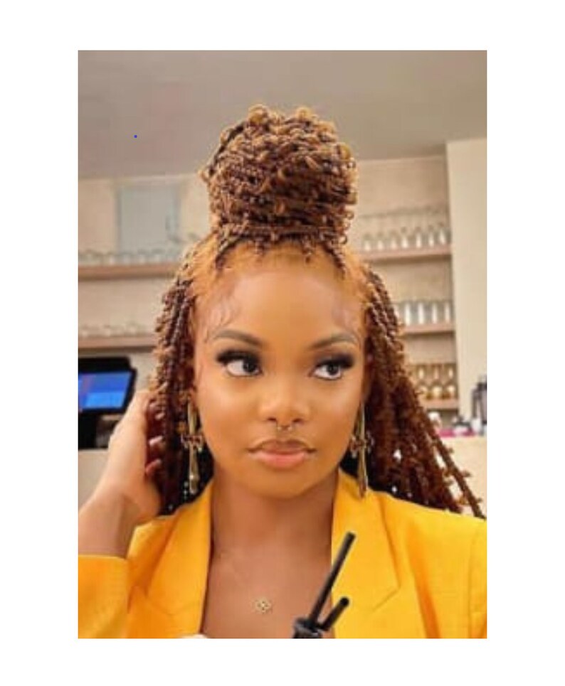 Braid Wig, Butterfly Braids Wig, Knotless Butterfly Box Braids, Front