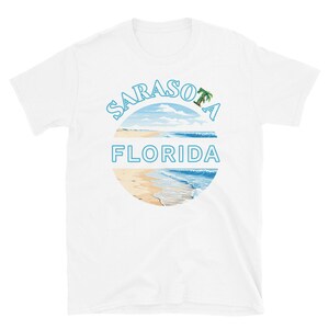 Sarasota, Florida T-shirt | Beach City Tee | Beach Inspired | Short-Sleeve Unisex T-Shirt