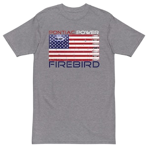 Generations of the Pontiac Firebird - Pontiac Firebird T-shirt - Pontiac Trans Am T-shirt - Pontiac T-shirt - Men’s Premium Heavyweight Tee