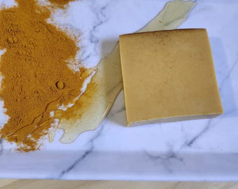Honey Turmic Unscented Handmade Bar Soap