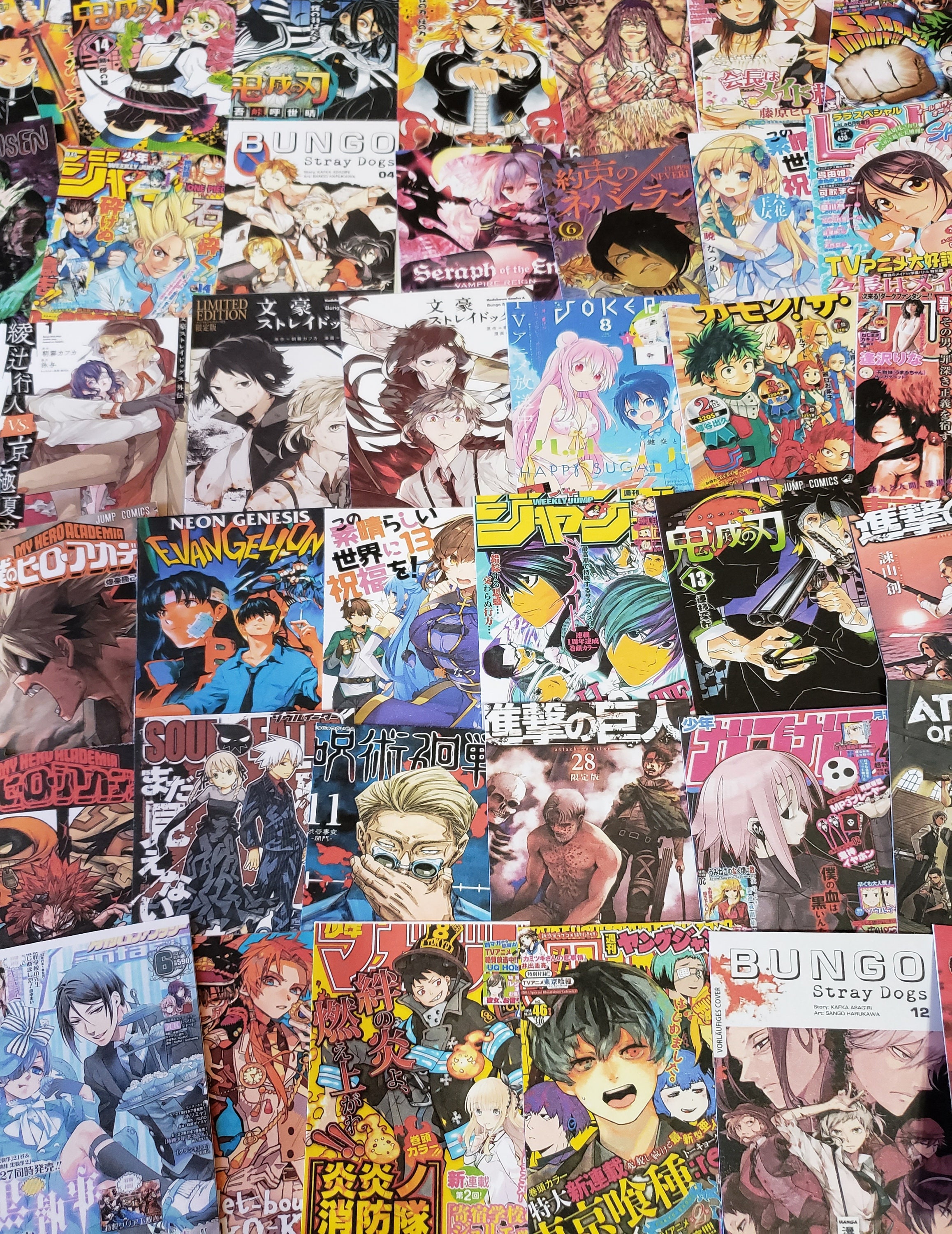 50 Pcs Anime Poster Wall Collage Kit, Manga Movie Posters, Japanese Anime  Photo Wall Collage Kit