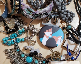 Vintage Inspired, Costume Jewelry Lot, Retro Fashion Accessories