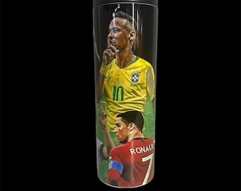 Piłkarze legendarni Argentyna/Portugalia/Brazylia w potrójnie izolowanej butelce sportowej na wodę