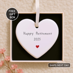 Retirement Gifts for Woman, Happy Retirement Appreciation Gift, Gift for Retired Women, Coworker, Boss, Nurse, Teacher, Mom, 2025 Ornament
