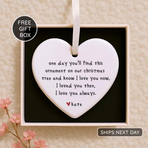 Christmas Ornament Gift for Loved Ones - Our First Christmas Together-  Christmas Gift for Her - Gift for Girlfriend - Couple Ornament