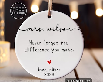 Recuerdo personalizado para profesores - Regalo para profesores - Regalo de Navidad para profesores - Agradecimiento a los profesores, Regalo personalizado para profesores, Recuerdo para profesores