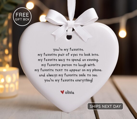 Of All The Weird Thing I Have Found Online - You're By Far My Favorite Personalized Wooden Ornament For Couple Designed By Unseemly Jaquenetta
