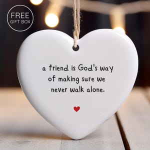 Friendship Ornament 2024: Ceramic Keepsake Gift