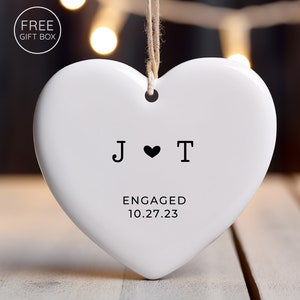 First Christmas Engaged Ornament - Engagement Ornament 2023