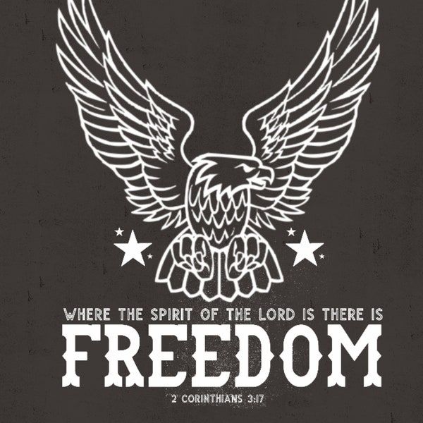 Freedom SVG eagle digital cut file Christian SVG Cricut cut file Holy Spirit graphic T Shirt diy