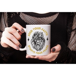 Christian Lion Faith Sublimation PNG, Trendy Christian Tee (Digital Download) image 2