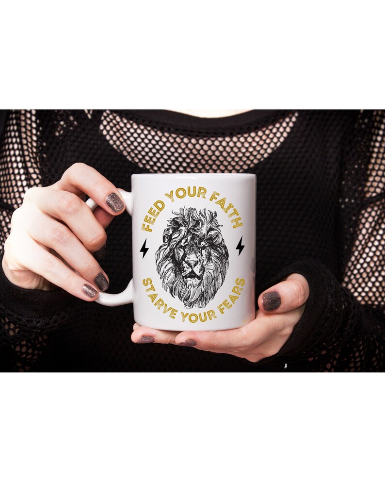 Christian Lion Faith Sublimation PNG, Trendy Christian Tee (Digital Download) image 2